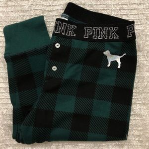NWOT PINK Victoria’s Secret Plaid Sleep Pant